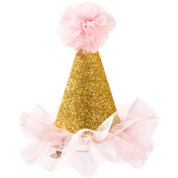 Pince Mini-Chapeau Tulle Love Pink. n2