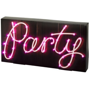 Dco Lumineuse Party (40 cm) - LED et Carton