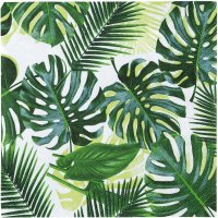 Contient : 1 x 20 Petites Serviettes Tropique Jungle