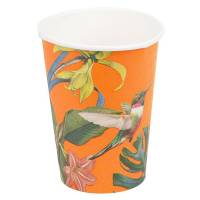8 Gobelets Tropical Birds
