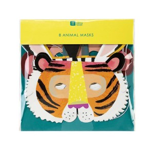 8 Masques Animaux Jungle Fun