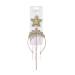 Couronne + Baguette Princesse Pinky Or. n4