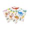 20 Serviettes Dino Colors - Recyclable images:#1