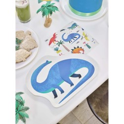20 Serviettes Dino Colors - Recyclable. n3