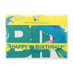 Maxi Guirlande Happy Birthday Dino (3, 5 m). n1