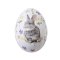 1 oeuf � Garnir Lapin Flowers (14,5 cm) - Carton images:#1