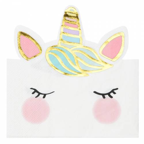 12 Serviettes Licorne Pastel Pour L Anniversaire De Votre Enfant Annikids