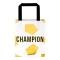 6 Pochettes Cadeaux Champions Party Or images:#0