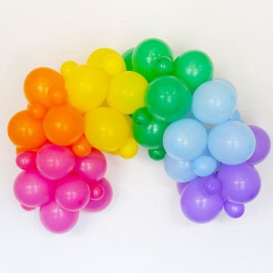 Kit Arche de 60 Ballons Rainbow