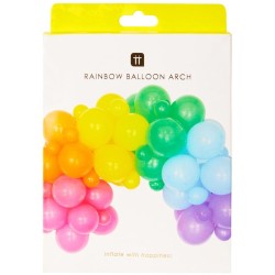 Kit Arche de 60 Ballons Rainbow. n2