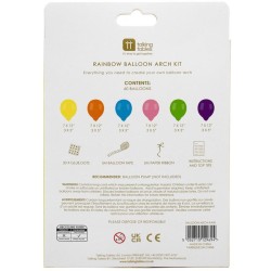 Kit Arche de 60 Ballons Rainbow. n3