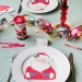 16 Serviettes + 16 Marque-Places Pre Nol. n3