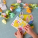 5 Dcorations Petits Lapins de Pques - Pastel. n3