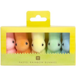 5 Dcorations Petits Lapins de Pques - Pastel. n5