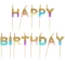 Mini Bougies Happy Birthday Pastel (6 cm) images:#0