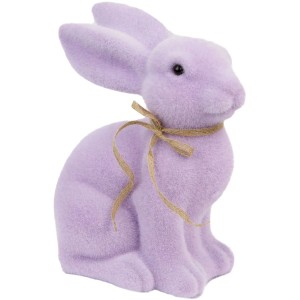 Grande Dco Lapin Lilas (25 cm)