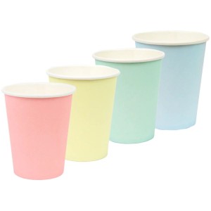 8 Gobelets Pastel - Eco