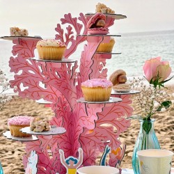 Présentoir à Cupcakes Sirène Party. n°2