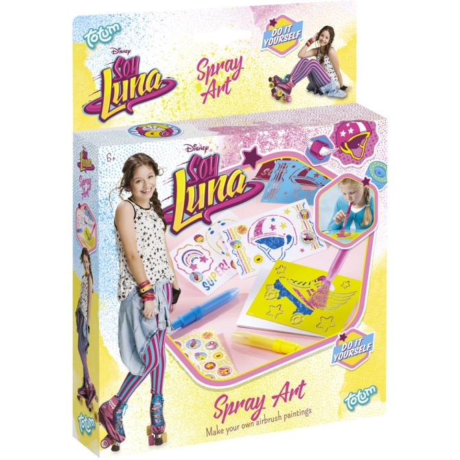 Kit Cratif Pochoirs et Paillettes Soy Luna 