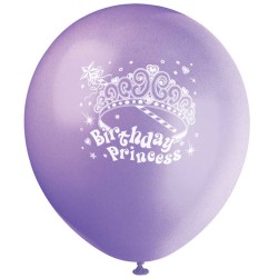 8 Ballons Birthday Princess. n2