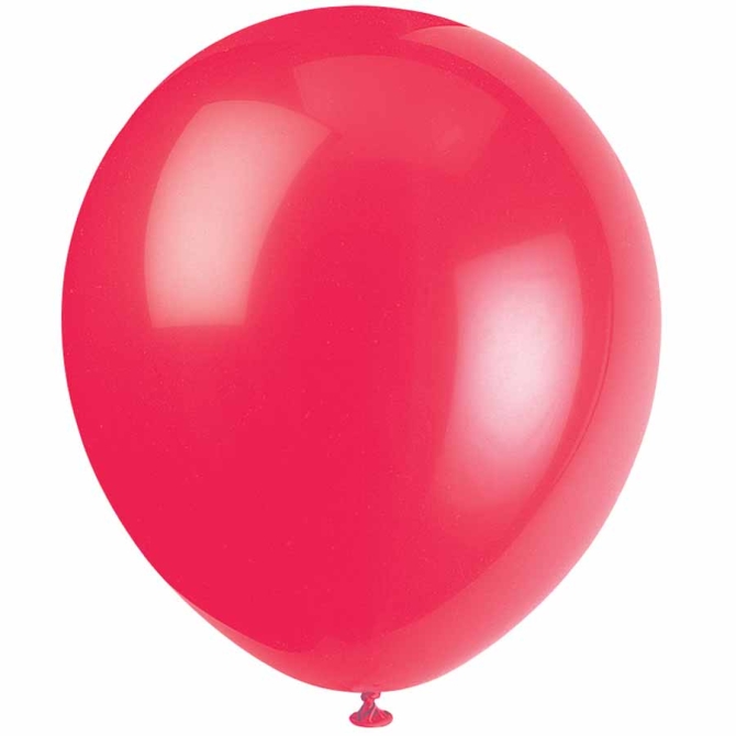 10 Ballons rouges qualit Hlium 
