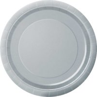 8 Assiettes Argent