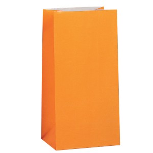 12 Sacs papier Orange