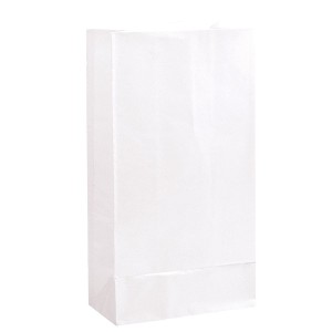 12 Sacs papier Blanc