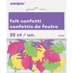 20 Confettis Lapins en Feutrine (2, 5 cm). n1
