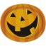 8 Assiettes Ovales Smiling Pumpkin