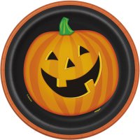 8 Petites Assiettes Smiling Pumpkin