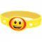 4 Bracelets Emoji Smiley Silicone images:#2