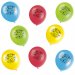 8 Ballons Emoji Smiley Multicolores. n°1