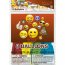 8 Ballons Emoji Smiley Multicolores
