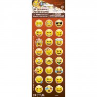 24 stickers Vinyle Emoji Smiley