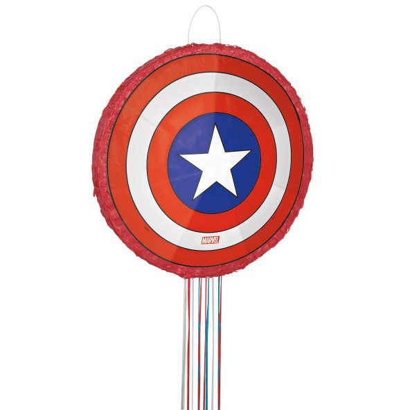 Pull Pinata Bouclier Captain America pour l'anniversaire de votre