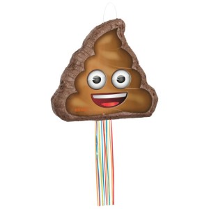 Pull Pinata Emoji Poop