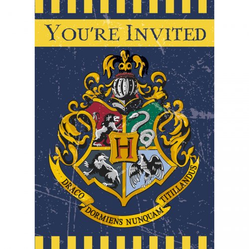 8 Invitations Harry Potter Pour L Anniversaire De Votre Enfant Annikids