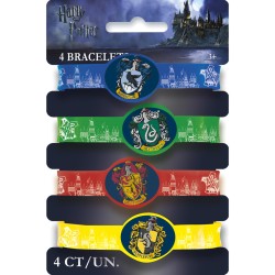 4 Bracelets Harry Potter Silicone. n2