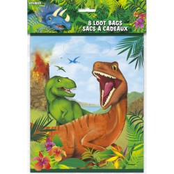 8 Pochettes  cadeaux Dino Jungle. n1