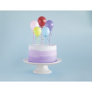 Dcor  Gteau Ballons Multicolores
