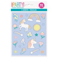 92 Stickers Licorne Magique