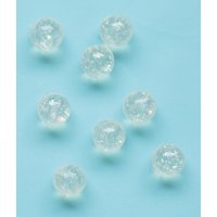 8 Balles rebondissante Crystal Paillettes (3 cm)