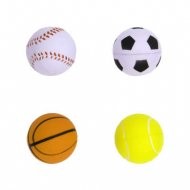 4 Balles en Mousse - Sports