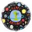 Contient : 1 x Ballon Gonfl  l'Hlium Cosmos Party 1st