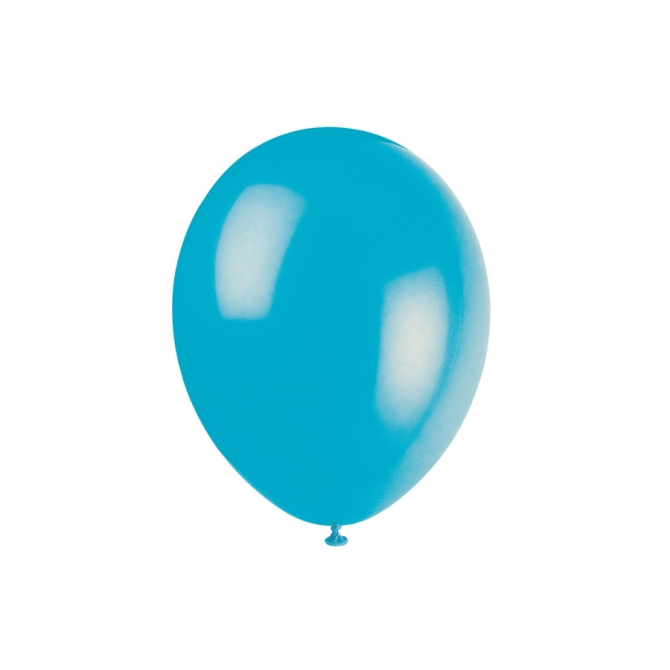 10 Ballons Turquoise 