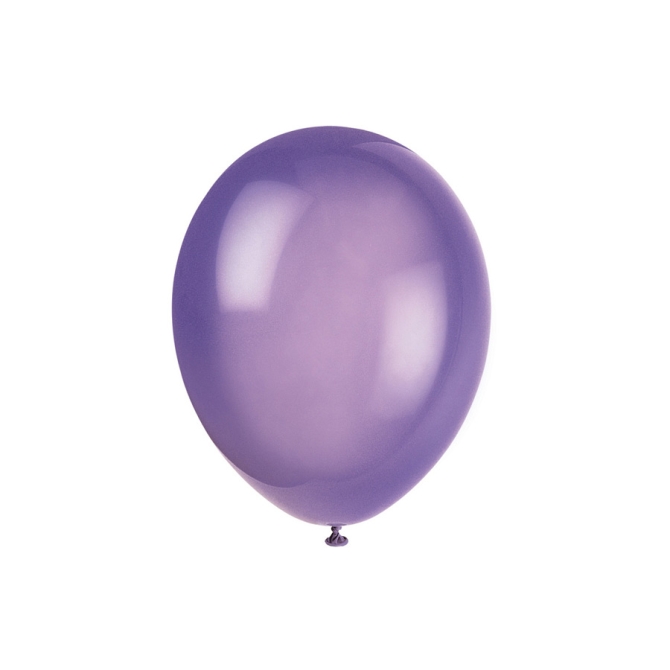 10 Ballons Violet 
