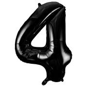 Ballon Géant Chiffre 4 Noir (86 cm)