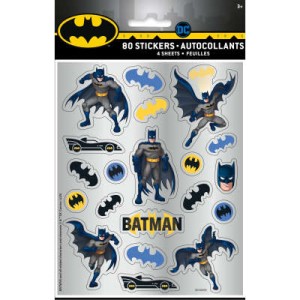 4 Planches de stickers Batman