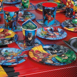 8 Assiettes Justice League. n1